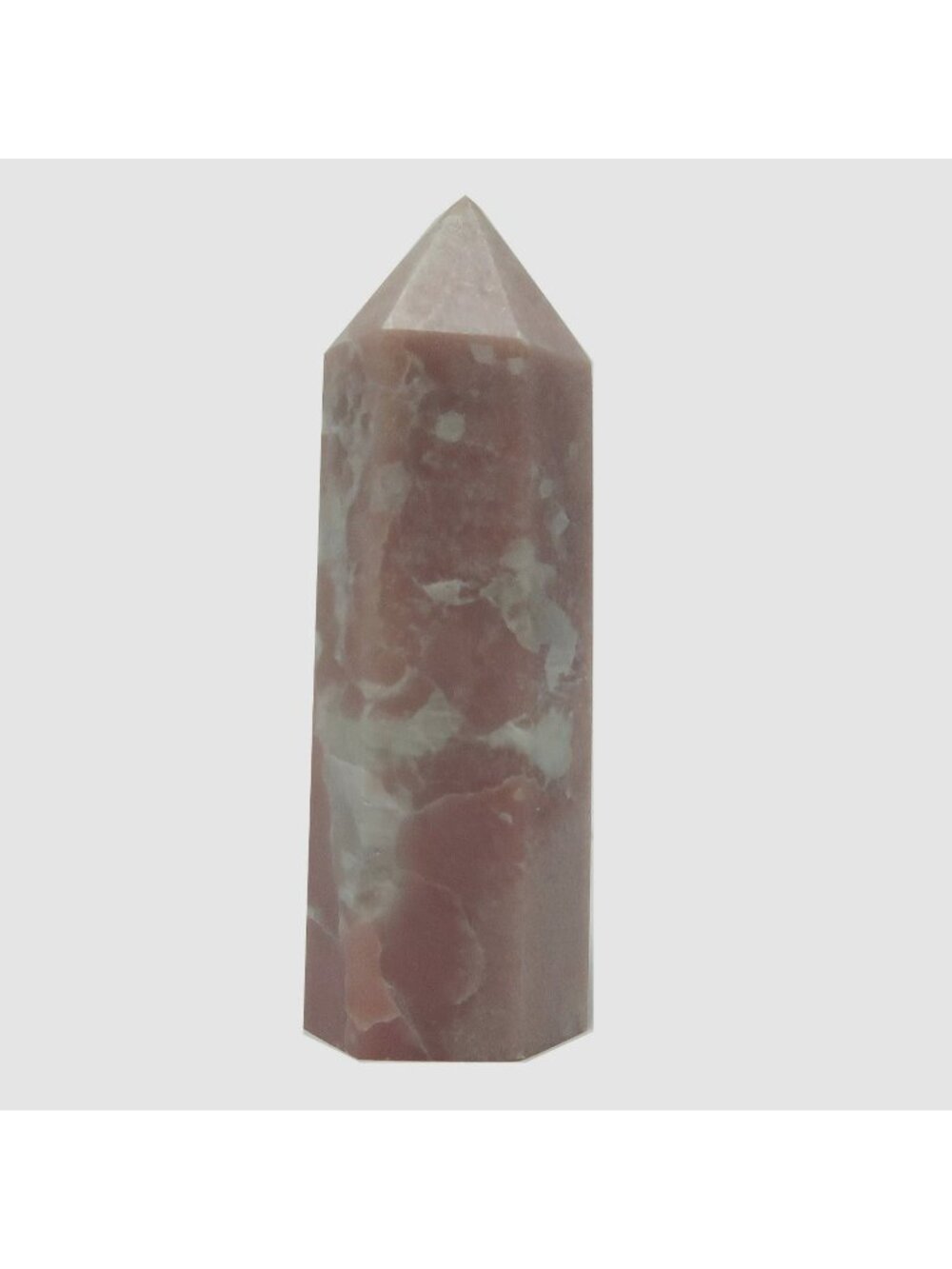 Opal Tower Wand Flowing Dream Pink Stone Point Pink Opal Crystal Healing Tower
